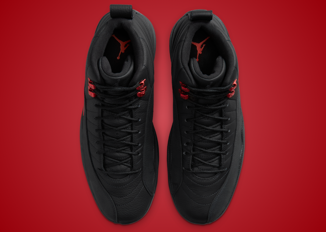 Air Jordan 12 Retro Bloodline above