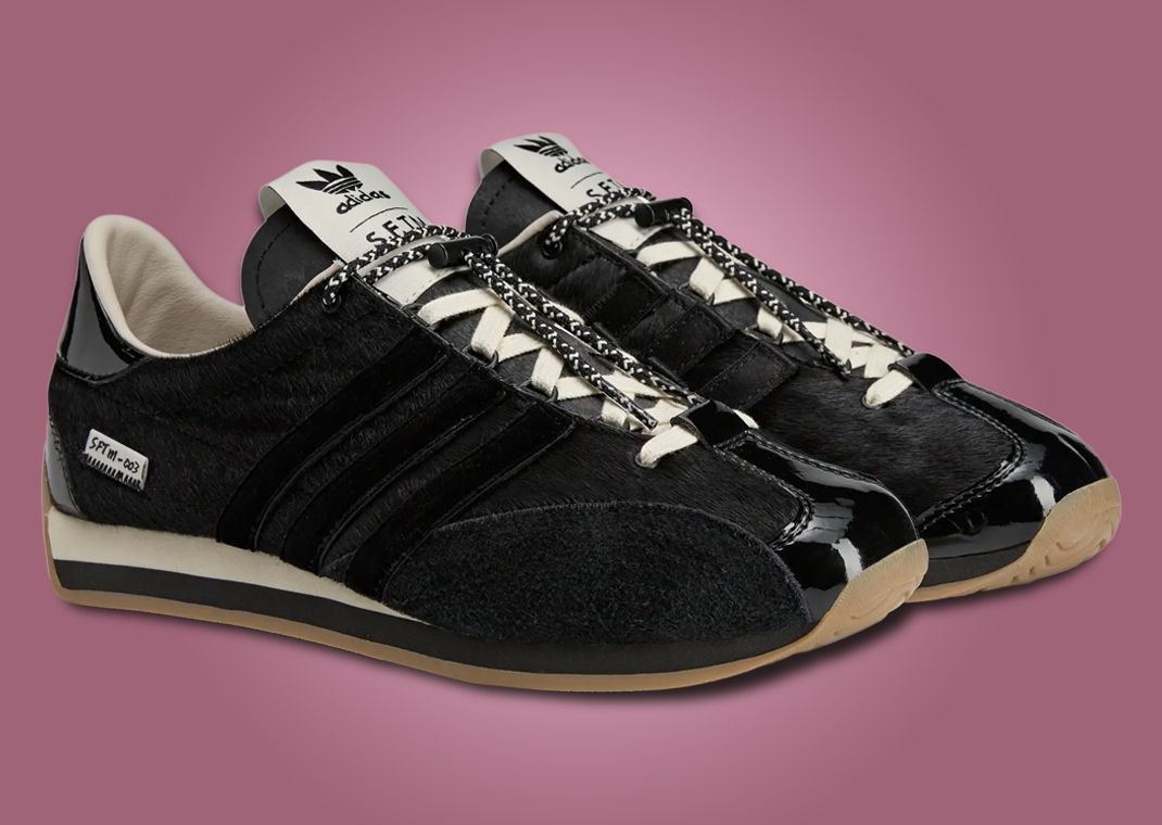 SFTM x adidas Country OG Core Black Angle