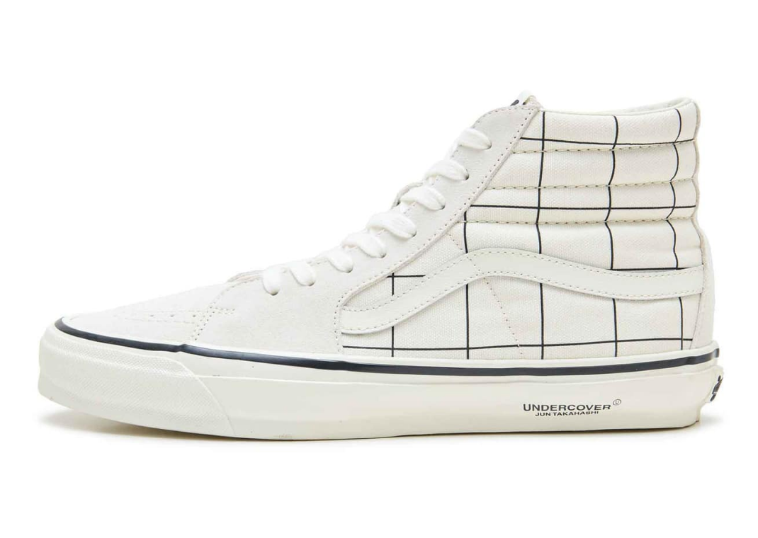 UNDERCOVER x Vans Sk8-Hi White - Lateral