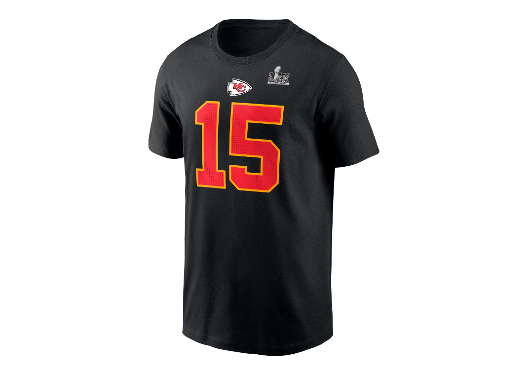 Patrick Mahomes Kansas City Chiefs Super Bowl LIX Men's Nike NFL T-Shirt