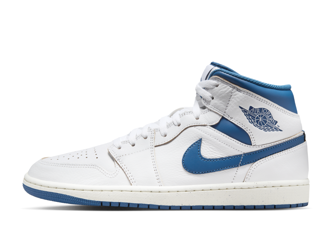 Air Jordan 1 Mid SE White Industrial Blue