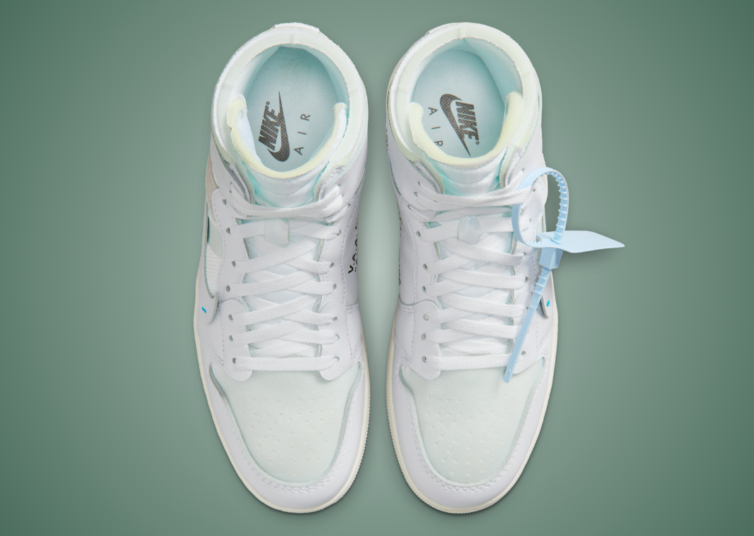 Virgil Abloh Archives x Air Jordan 1 Retro High OG Alaska Top