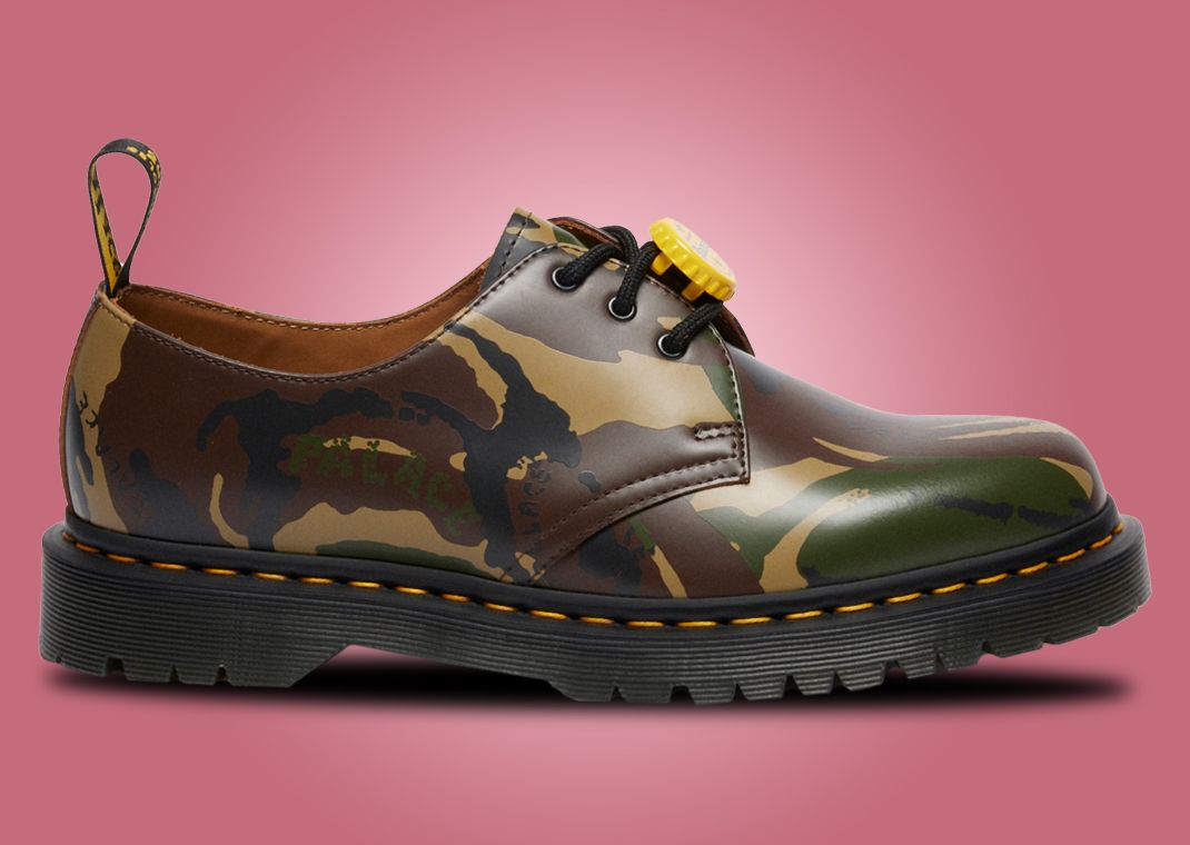 Palace x Dr. Martens 1461 Woodland Camo Lateral