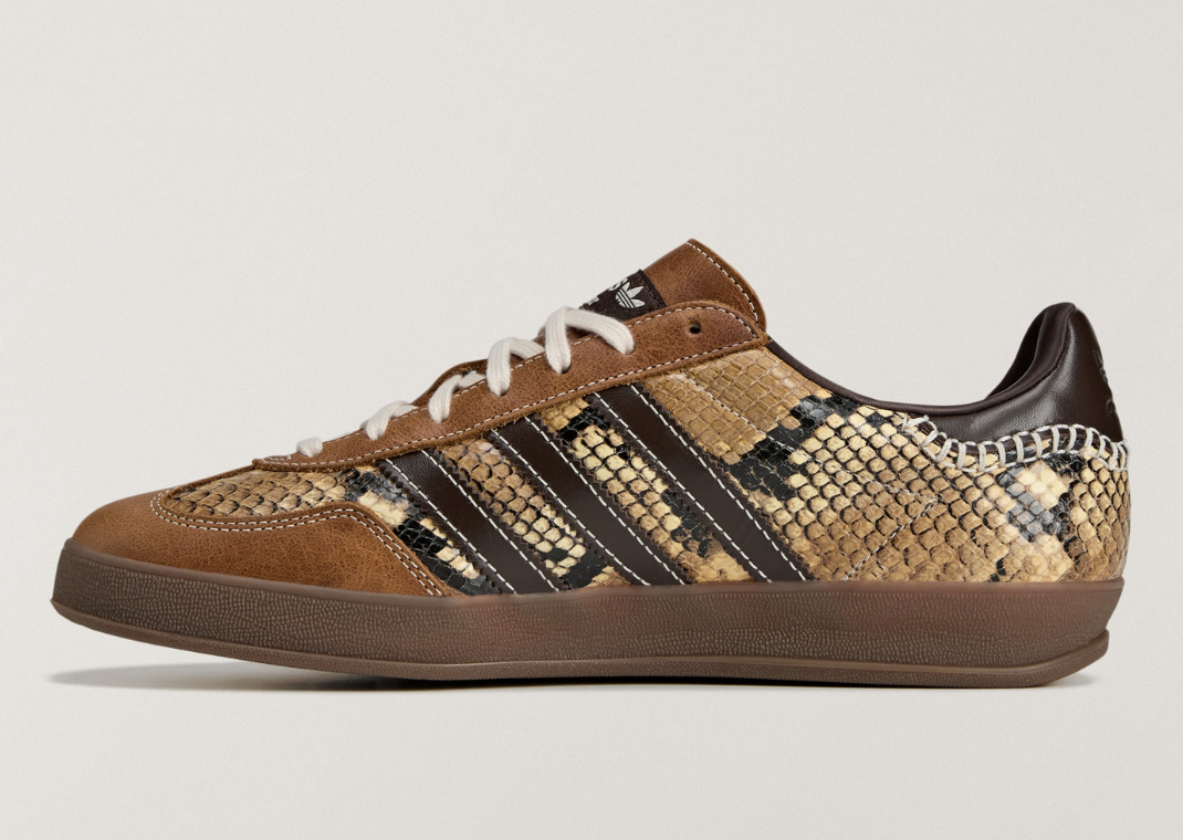 Wales Bonner x adidas Gazelle Indoor Snakeskin - Medial