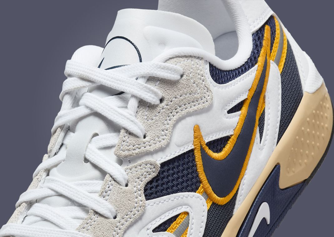 Nike Jam White Midnight Navy Gold Tongue