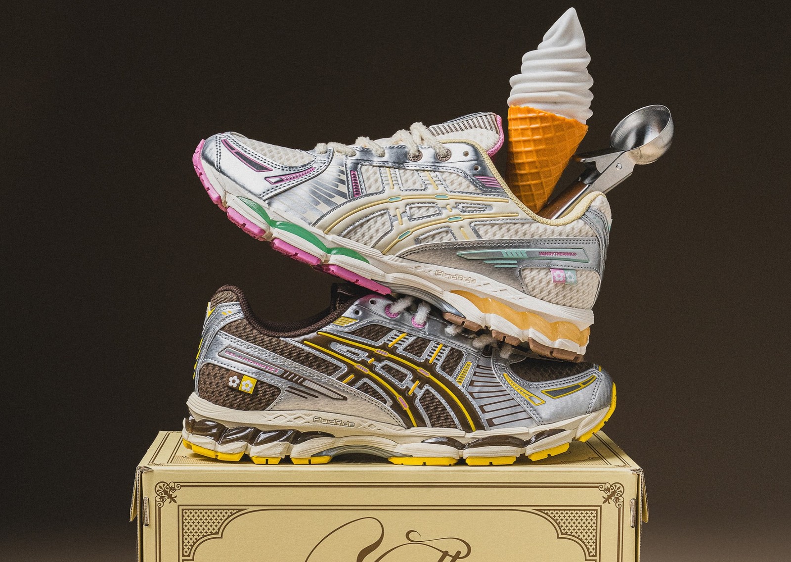 VANDYTHEPINK x Asics Gel-Kayano 12.1 Ice Cream Pack