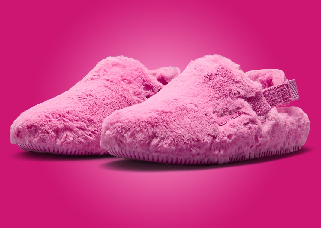 Nike Calm Mule Fur Pink (W)