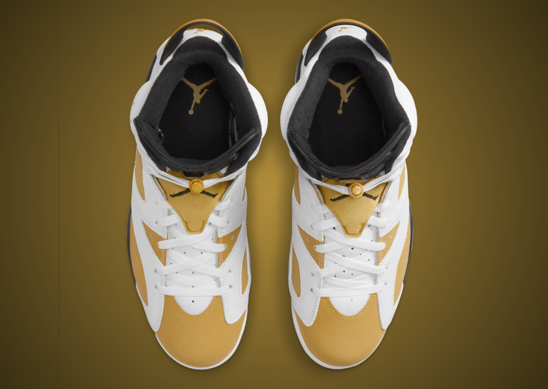 Air Jordan 6 Retro Yellow Ochre Top