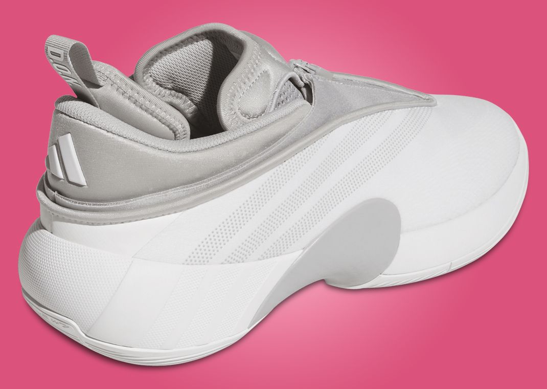 adidas DON Issue 7 Team Cloud White Heel Angle