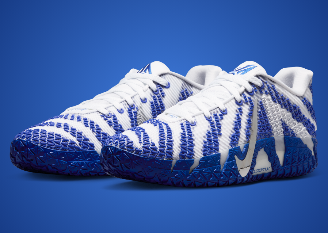 Nike Ja 3 TB White Game Royal - Angle