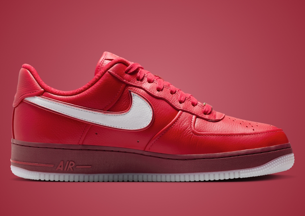 A Ma Maniere x Nike Air Force 1 WYWS University Red - Medial