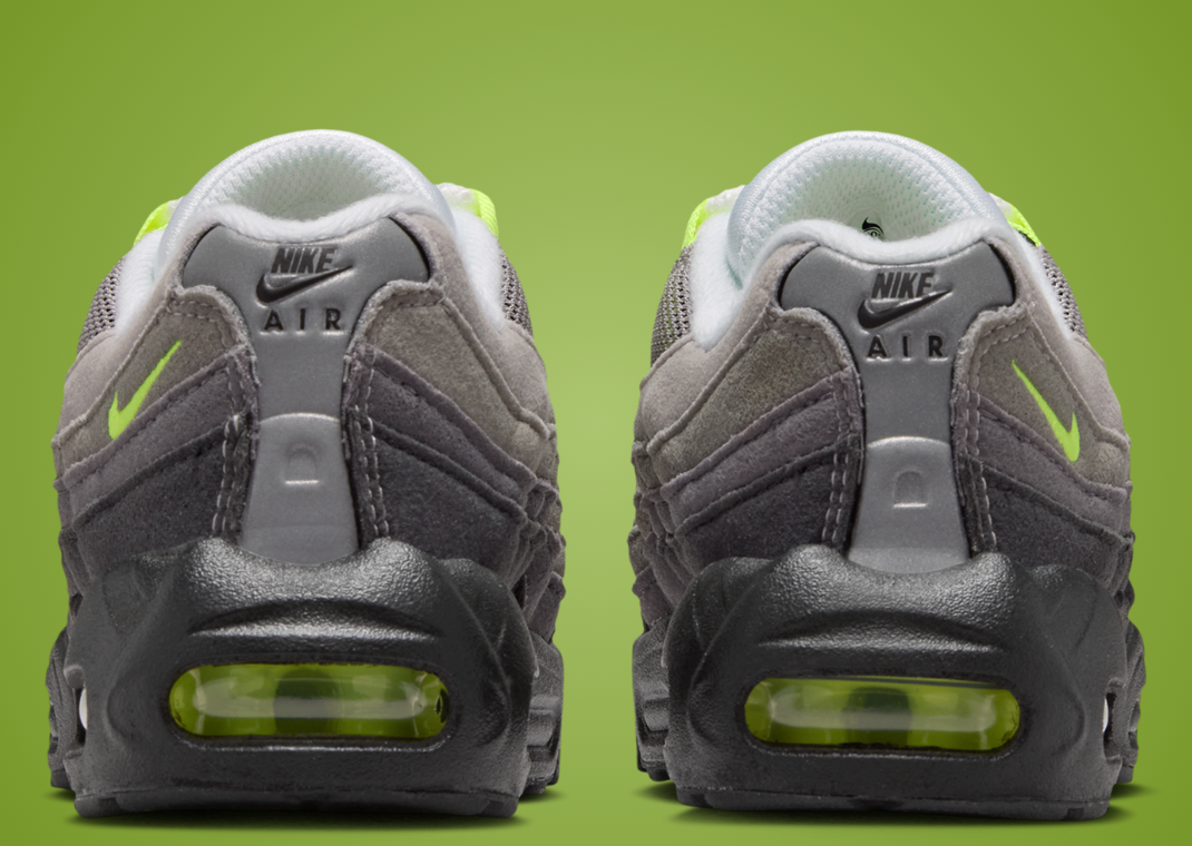 Nike Air Max 95 OG Big Bubble Neon (PS) Heel