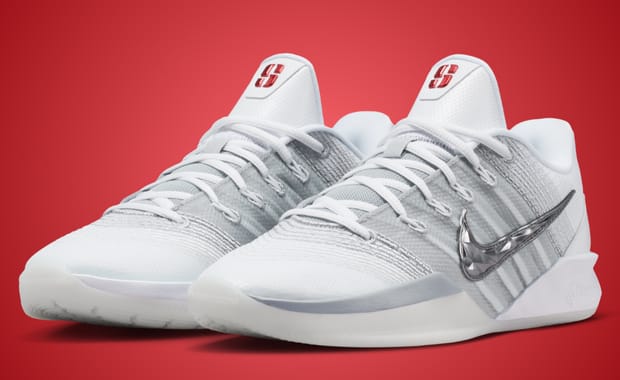 Nike Sabrina 3 “Me vs. Me” is a Clean Mix of White, Grey, and Metallic Red