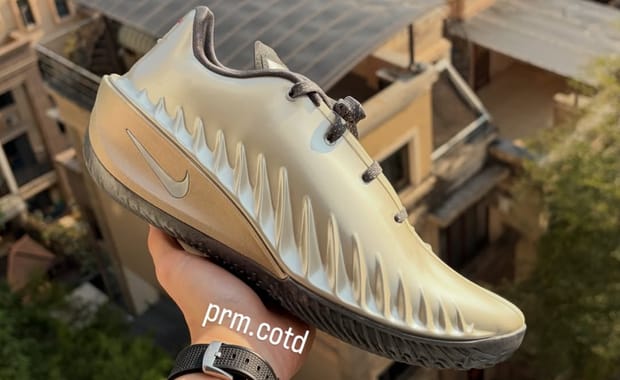 Bulls Guard Rob Dillingham has a Nike GT Cut 4 PE Coated in Metallic Silver