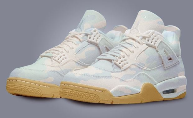 Air Jordan 4 Retro TEX Sail Worn Blue (W)