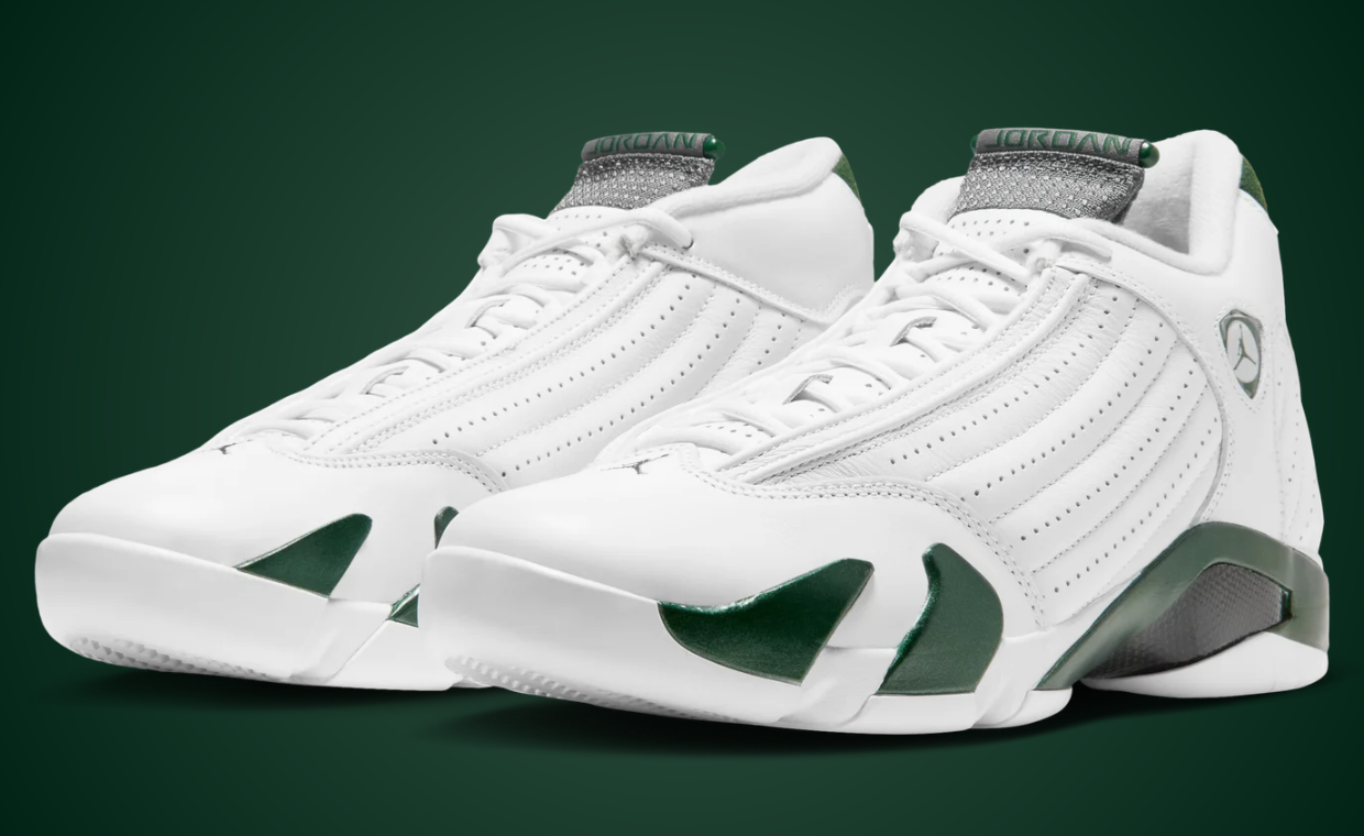 Take a Closer Look at the Upcoming Air Jordan 14 Forest Green Retro
