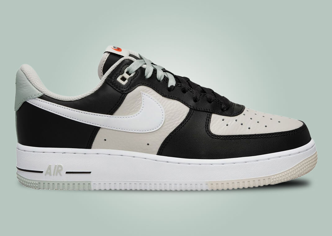 Nike Air Force 1 Low Split Black Light Silver