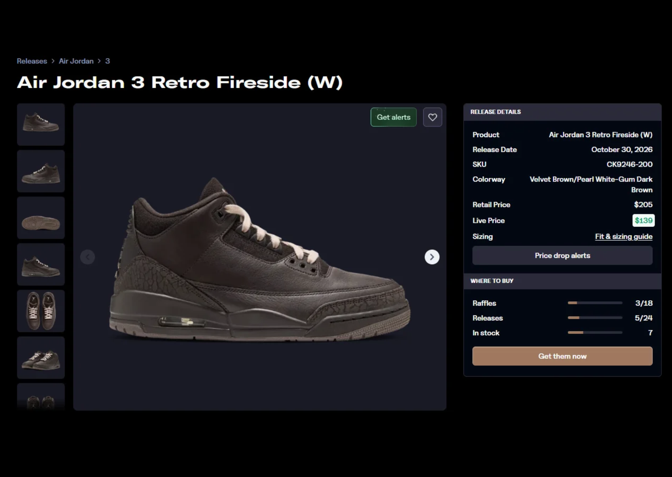 Air Jordan 3 Retro Fireside