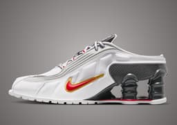 Martine Rose x Nike Shox MR4 Mule White (W) - Lateral