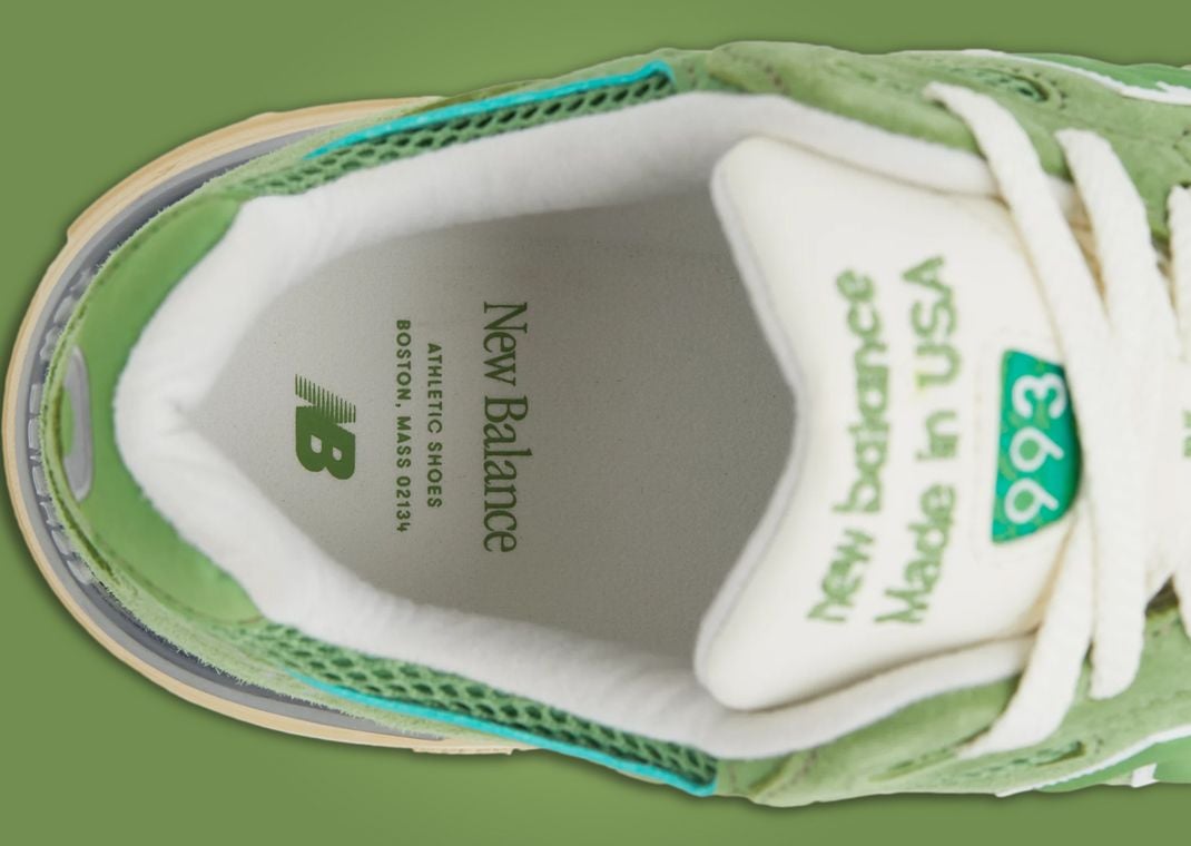 The New Balance 993 Made in USA Chive Releases April 2024 The New Balance 993 Made in USA Chive Releases April 2024