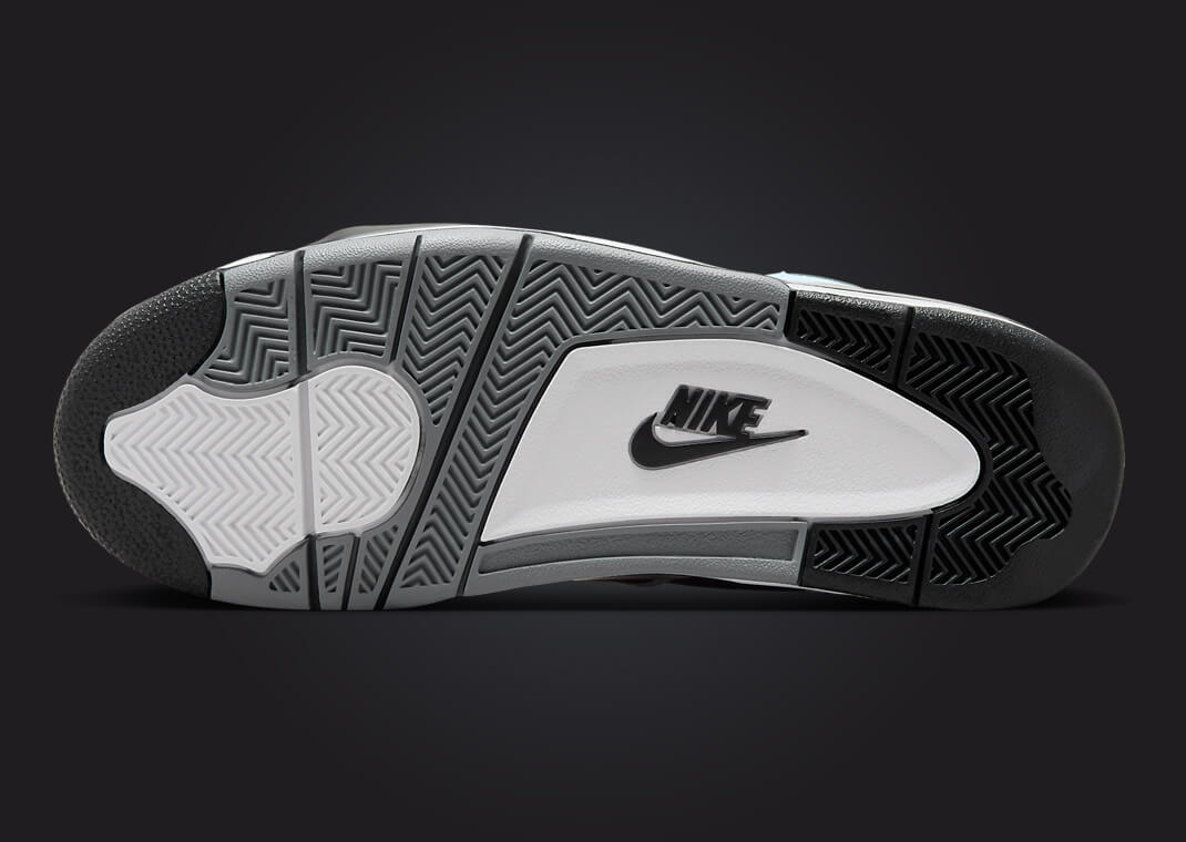 Nike Air Flight 89 Black Noise Aqua Outsole