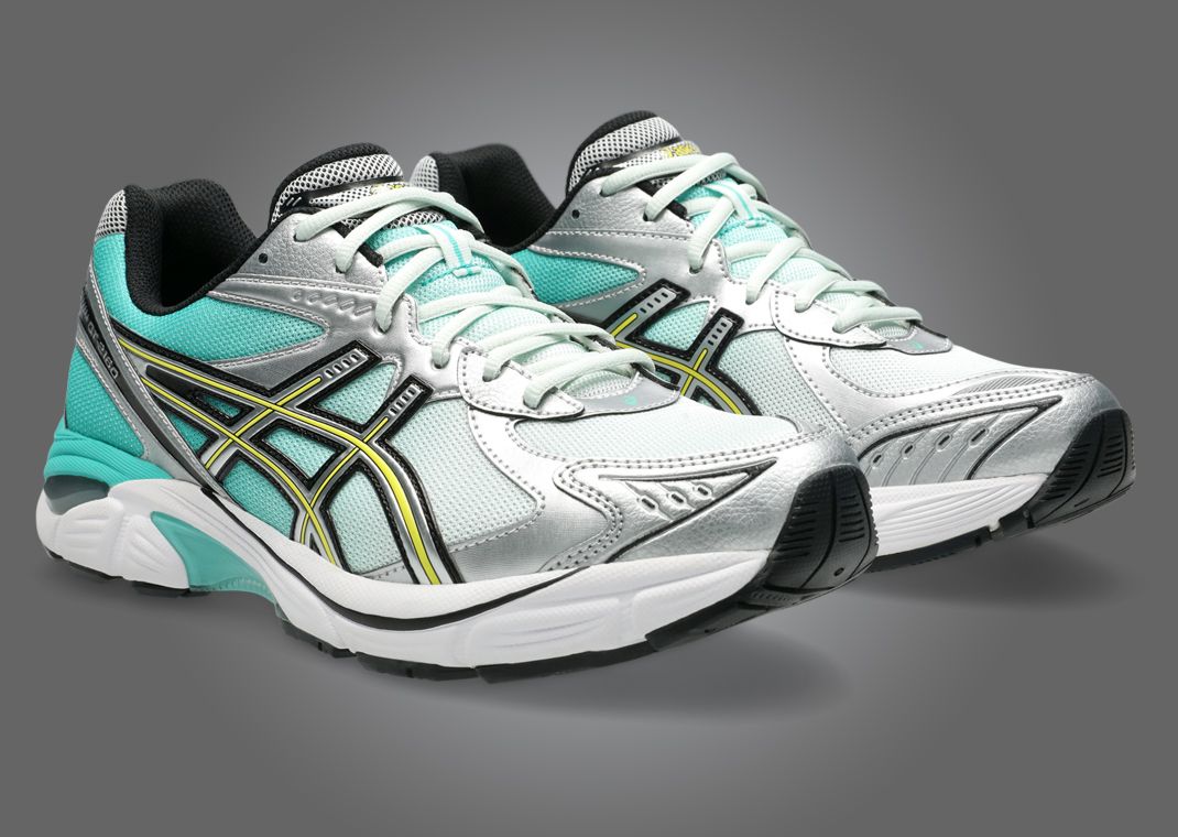 Asics GT-2160 Teal Gold Angle