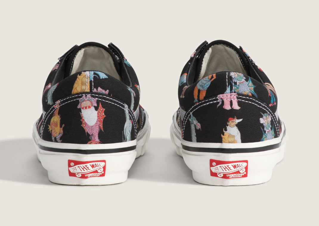 Undercover x Vans Old Skool Monster Black - Back