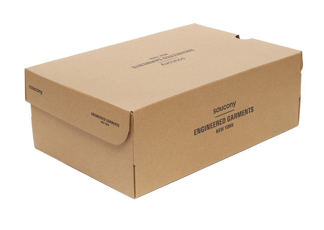 Engineered Garments x Saucony Shadow Original Brown - Box