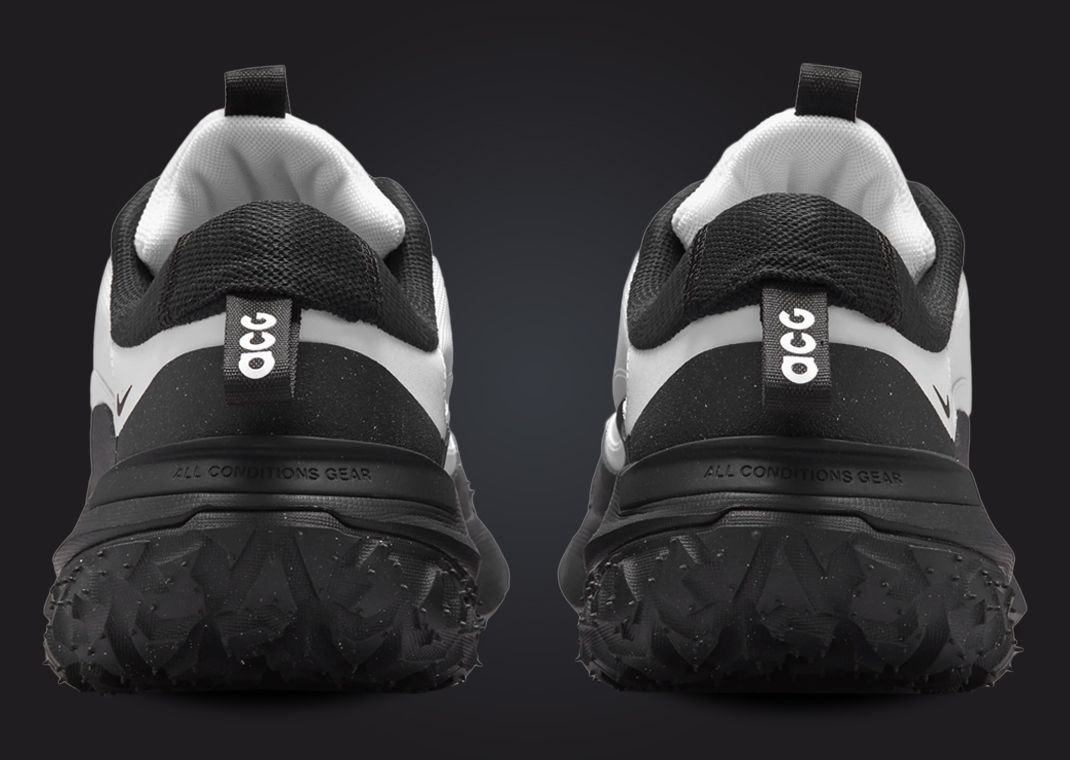 Comme des Garcons x Nike ACG Mountain Fly 2 Low Black White Heel