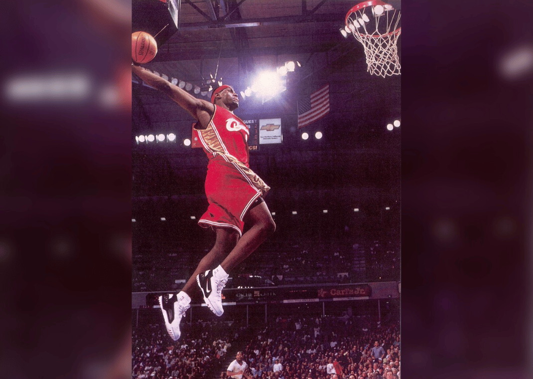 LeBron James Wearing The Nike Air Zoom Generation White Black