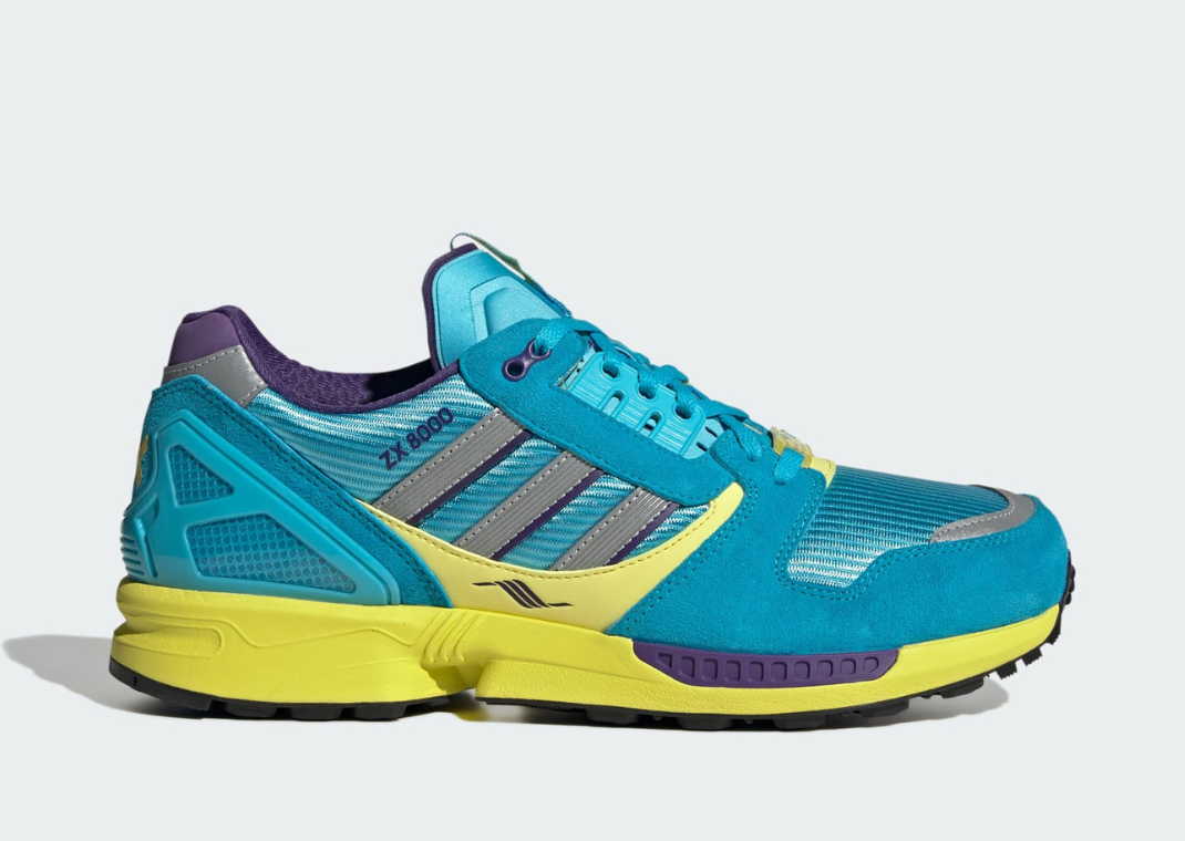 adidas ZX 8000 JC & MT Consortium Blue - Lateral