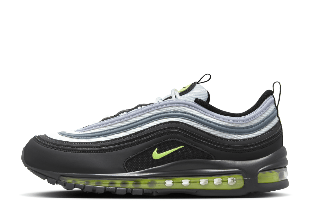 Nike Air Max 97 Pure Platinum Black Volt Lateral