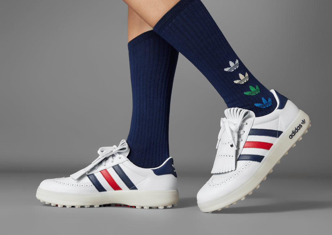 adidas Coursecup Spikeless Golf Shoe Cloud White Night Indigo