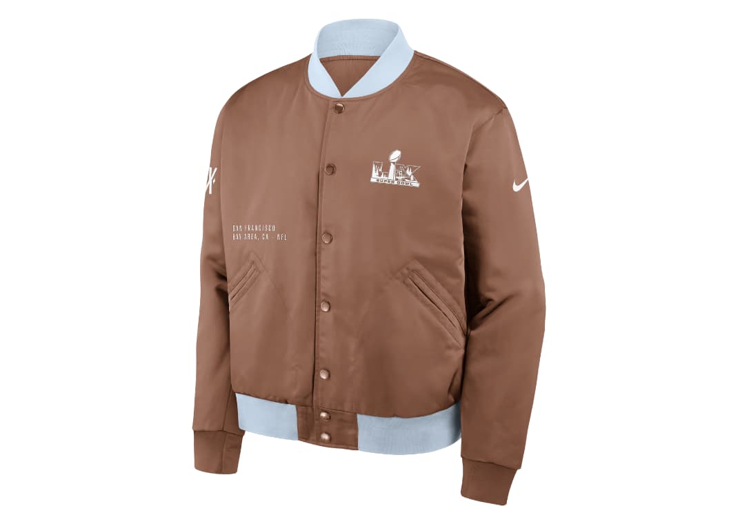 Super Bowl LX Legacy Men's Nike NFL Full-Snap Bomber Jacket