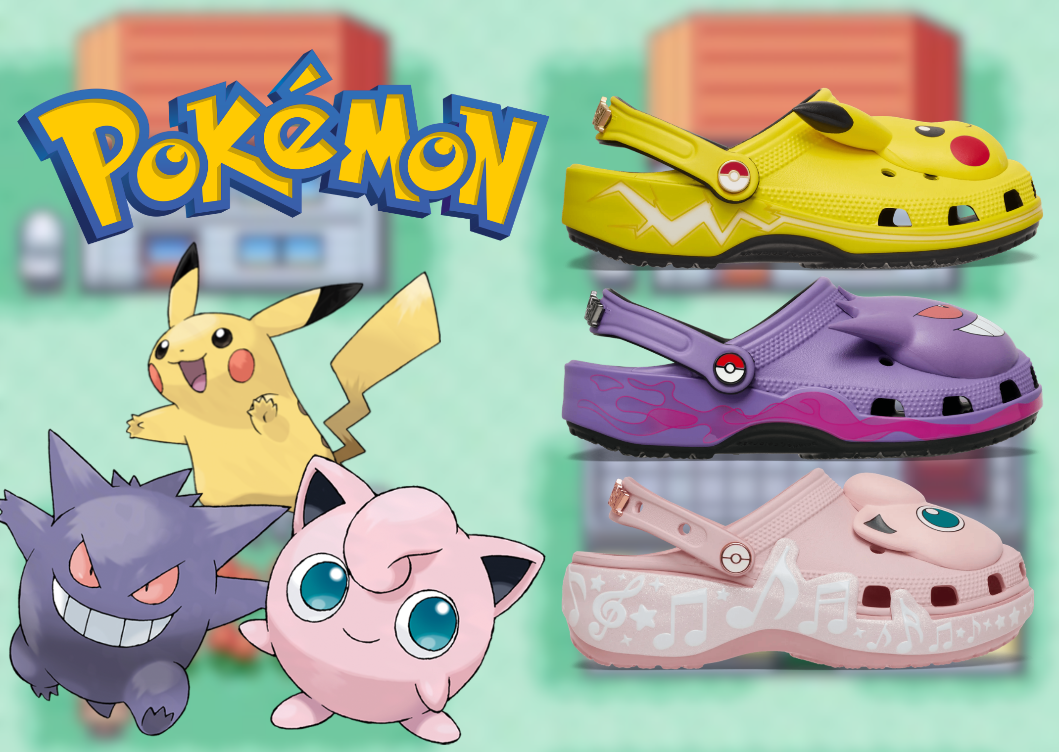 Pokémon x Crocs Collection