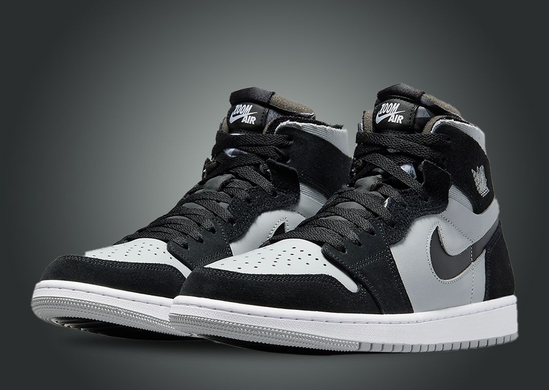 Air Jordan 1 High Zoom CMFT Black Light Smoke Grey