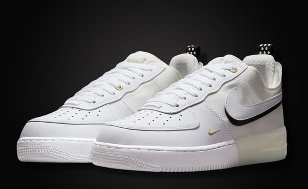 Nike's Air Force 1 React White Sail Black Fuses The Past With The Future