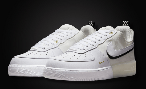 Nike's Air Force 1 React White Sail Black Fuses The Past With The Future