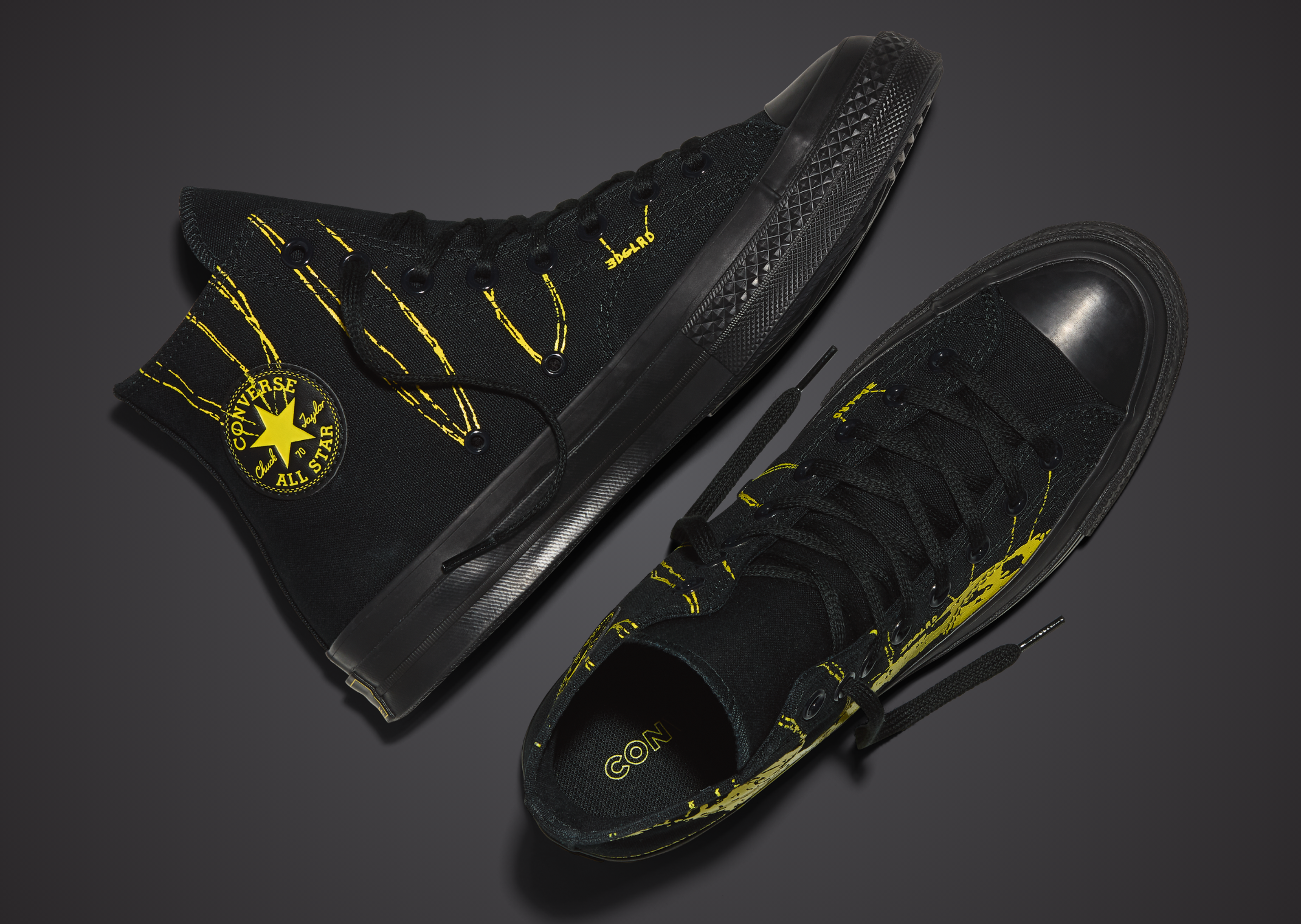 EDGLRD x Converse Chuck 70 Black - Pair