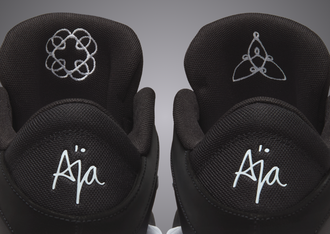 Nike A’One TB Black White (W) Heel Detail