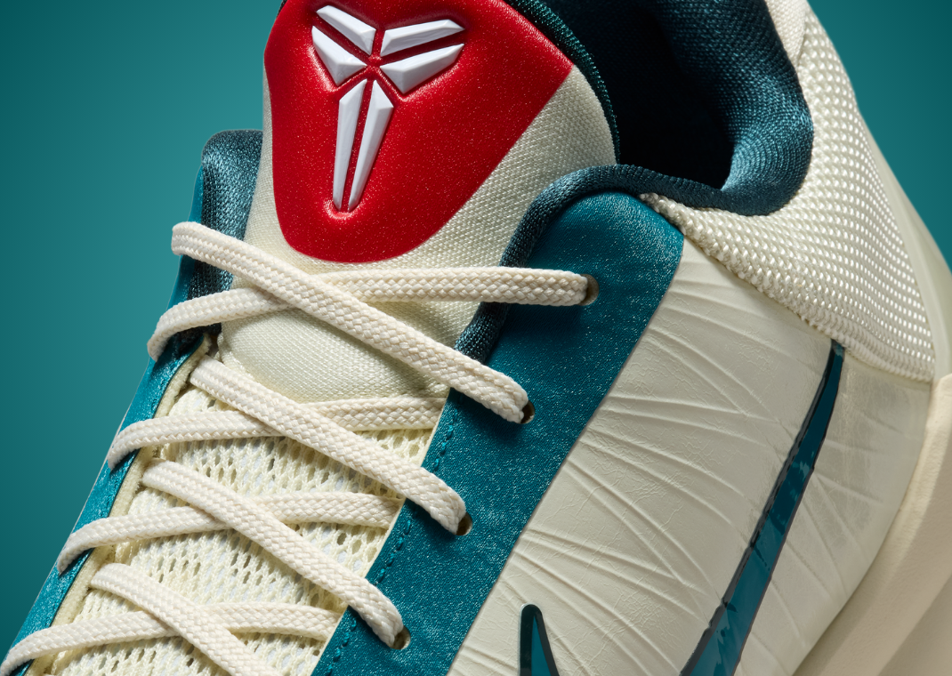 Caitlin Clark x Nike Kobe 5 Protro Coconut Milk Bright Spruce PE Detail