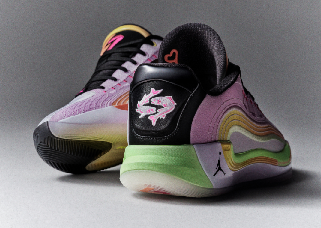 Jordan Luka 4 Gone Fishing Heel Detail