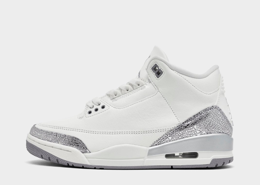 Air Jordan 3 Retro Sail Metallic Silver (W)