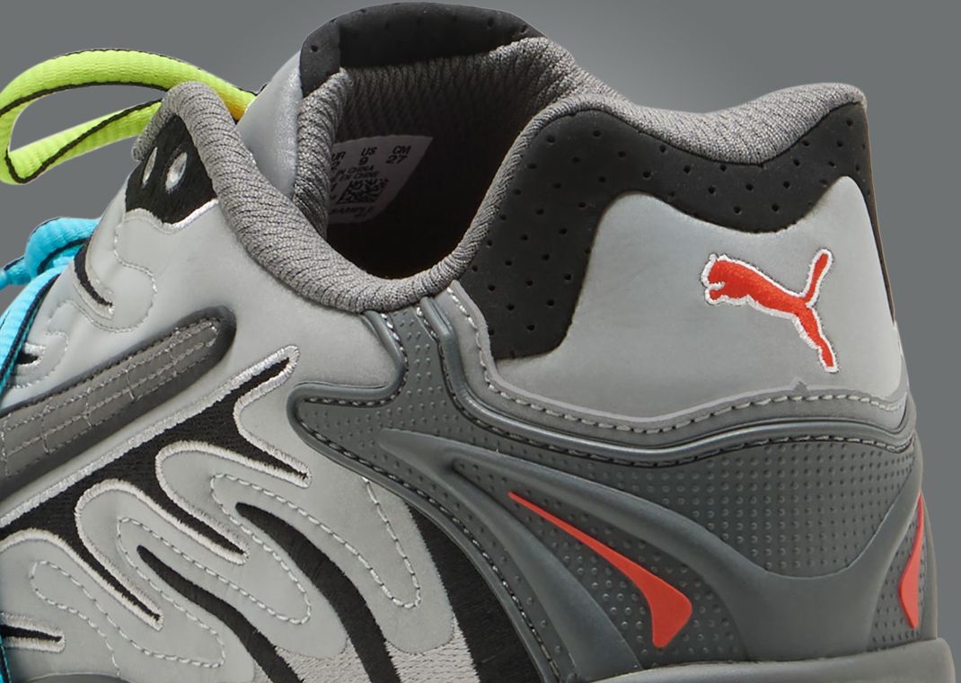 A$AP Rocky x Puma Inhale Team Silver Heel Detail