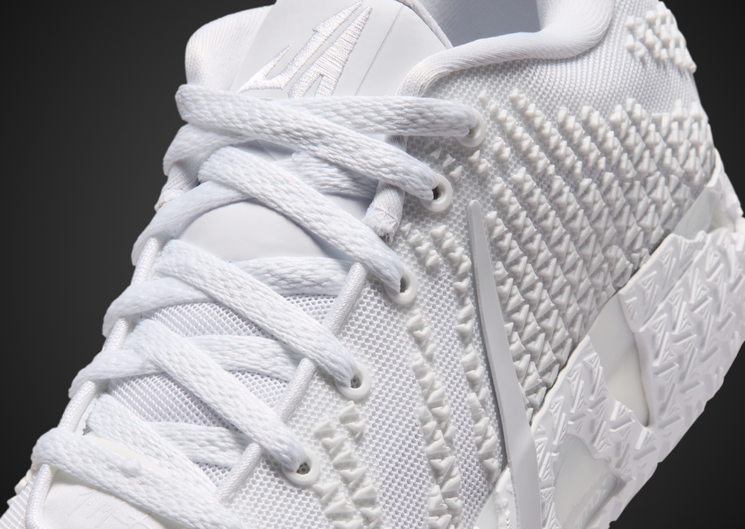 Nike Ja 3 Team Bank Triple White - Detail