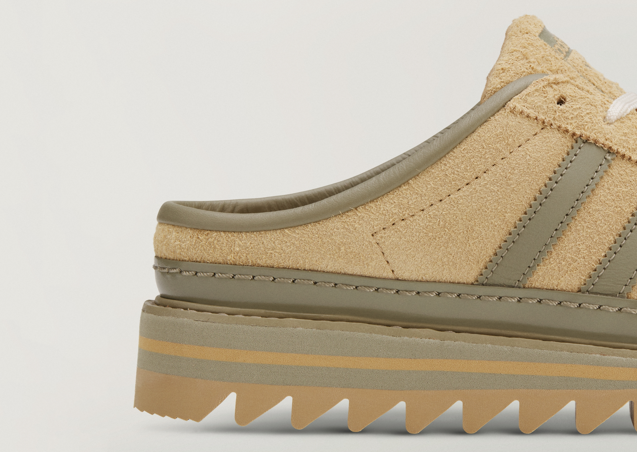CLOT x adidas Sawtooth Mule By Edison Chen Cardboard - Heel Detail
