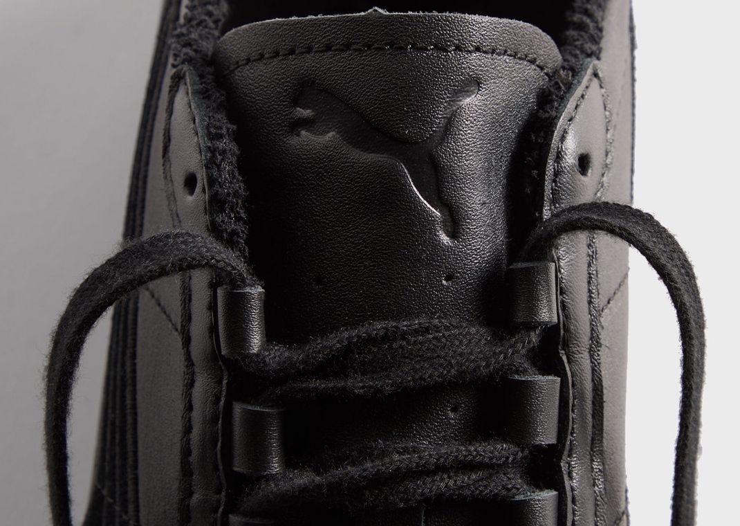 Kith x Puma H-Street Leather Black (W) Tongue Detail