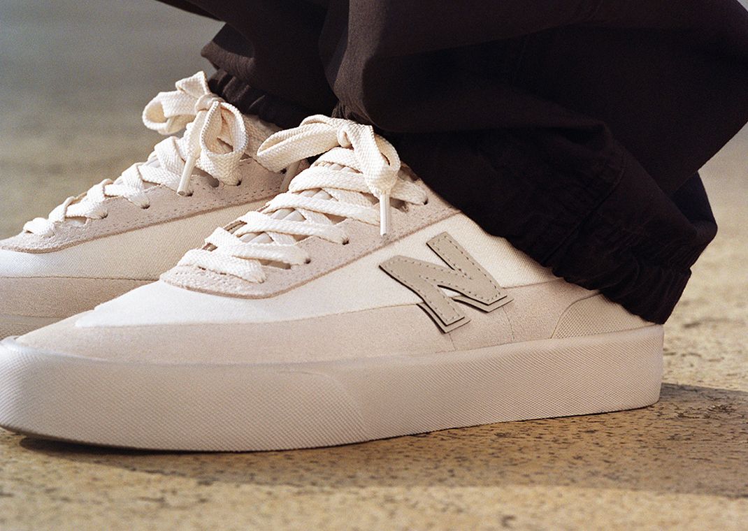Stone Island x New Balance Numeric 272 Cream Angle