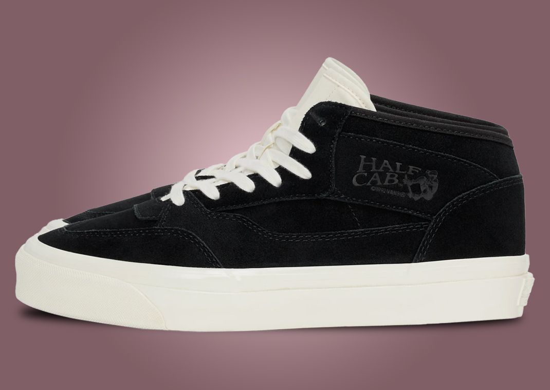 JJJJound x Vans Half-Cab Black White Lateral