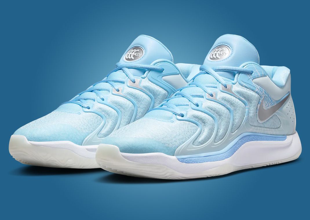 Nike KD 17 Christmas Basketball Sneakers Blue White FZ1525-400 Men\'s Size 9 Nike Men main image 3